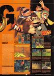 Scan of the preview of Donkey Kong 64 published in the magazine GamePro 135, page 2
