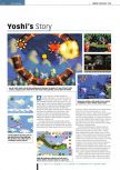 Scan of the review of Yoshi's Story published in the magazine Edge 55, page 1