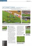 Scan of the preview of International Superstar Soccer 98 published in the magazine Edge 58, page 2