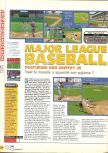Scan of the review of Major League Baseball Featuring Ken Griffey, Jr. published in the magazine X64 10, page 1