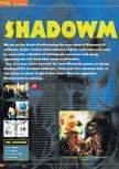 Scan of the preview of Shadow Man published in the magazine Total 64 19, page 1