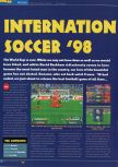 Scan de la preview de International Superstar Soccer 98 paru dans le magazine Total 64 19, page 1
