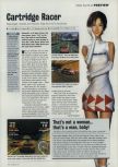 Scan of the preview of Ridge Racer 64 published in the magazine Incite Video Gaming 3, page 1
