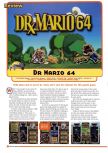 Scan du test de Dr. Mario 64 paru dans le magazine Nintendo Gamer 1, page 1