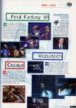 Scan de la preview de Robotech: Crystal Dreams paru dans le magazine CD Consoles 13, page 1