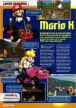 Scan of the preview of Mario Kart 64 published in the magazine Consoles + 062, page 1