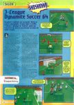 Scan of the preview of J-League Dynamite Soccer 64 published in the magazine Consoles + 061, page 10