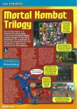 Scan of the preview of Mortal Kombat Trilogy published in the magazine Consoles + 061, page 1