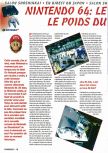 Scan of the article Nintendo 64 : le choc des jeux, le poids des retards published in the magazine Consoles + 050, page 1