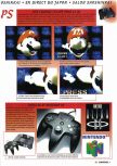 Scan of the article Le monstre, corps et membres : la Nintendo 64 published in the magazine Consoles + 050, page 2