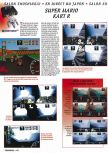 Scan of the preview of Mario Kart 64 published in the magazine Consoles + 050, page 1