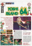 Scan of the preview of Yoshi's Story published in the magazine Joypad 060, page 1