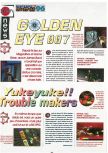 Scan of the preview of Goldeneye 007 published in the magazine Joypad 060, page 1