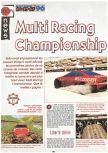 Scan of the preview of Multi Racing Championship published in the magazine Joypad 060, page 1