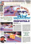 Scan of the preview of Wayne Gretzky's 3D Hockey published in the magazine Joypad 060, page 1