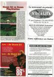 Scan of the review of Doom 64 published in the magazine Joypad 064, page 4