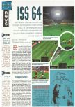 Scan of the preview of International Superstar Soccer 64 published in the magazine Joypad 065, page 1