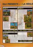 Scan of the review of Fighters Destiny published in the magazine X64 04, page 3