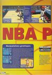 Scan of the review of NBA Pro 98 published in the magazine X64 04, page 1