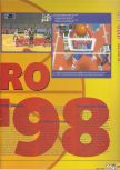 Scan of the review of NBA Pro 98 published in the magazine X64 04, page 2