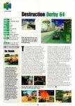 Scan de la preview de Destruction Derby 64 paru dans le magazine Electronic Gaming Monthly 123, page 1