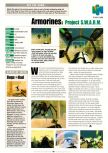 Scan de la preview de Armorines: Project S.W.A.R.M. paru dans le magazine Electronic Gaming Monthly 123, page 1