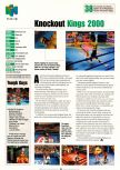 Scan of the preview of Knockout Kings 2000 published in the magazine Electronic Gaming Monthly 123, page 1
