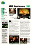 Scan de la preview de WWF Wrestlemania 2000 paru dans le magazine Electronic Gaming Monthly 123, page 1