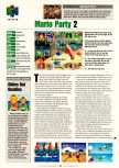 Scan of the preview of Mario Party 2 published in the magazine Electronic Gaming Monthly 127, page 3