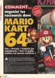 Scan of the walkthrough of Mario Kart 64 published in the magazine X64 HS01, page 1
