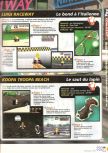 Scan of the walkthrough of Mario Kart 64 published in the magazine X64 HS01, page 2