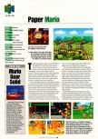 Scan de la preview de Paper Mario paru dans le magazine Electronic Gaming Monthly 137, page 1