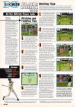 Scan of the walkthrough of All-Star Baseball 2000 published in the magazine Expert Gamer 59, page 1