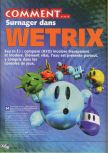 Scan of the walkthrough of Wetrix published in the magazine X64 HS02, page 1