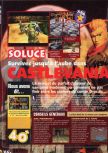 Scan of the walkthrough of Castlevania published in the magazine X64 HS07, page 7