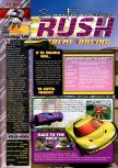 Scan of the walkthrough of San Francisco Rush published in the magazine EGM² 42, page 1