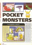 Scan du test de Pocket Monsters Stadium paru dans le magazine X64 11, page 1