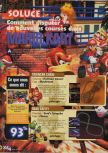 Scan of the walkthrough of Mario Kart 64 published in the magazine X64 HS09, page 1