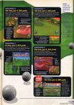 Scan of the walkthrough of Mario Golf published in the magazine X64 HS09, page 6