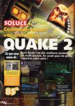 Scan of the walkthrough of Quake II published in the magazine X64 HS09, page 1