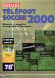 Scan of the walkthrough of Michael Owen's World League Soccer 2000 published in the magazine X64 HS09, page 1