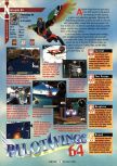 Scan of the review of Pilotwings 64 published in the magazine GamePro 097, page 1
