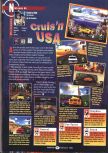 Scan of the review of Cruis'n USA published in the magazine GamePro 101, page 1