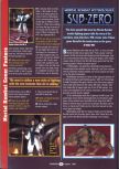 Scan of the preview of Mortal Kombat 4 published in the magazine GamePro 107, page 4