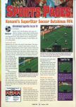 Scan of the review of International Superstar Soccer 64 published in the magazine GamePro 107, page 1