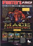 Scan of the walkthrough of Mace: The Dark Age published in the magazine GamePro 109, page 1