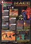 Scan of the review of Mace: The Dark Age published in the magazine GamePro 110, page 1