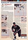 Scan of the review of NHL Breakaway 98 published in the magazine GamePro 115, page 1