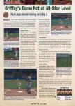 Scan of the review of Ken Griffey Jr.'s Slugfest published in the magazine GamePro 118, page 1