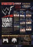 Scan of the walkthrough of WWF War Zone published in the magazine GamePro 119, page 1